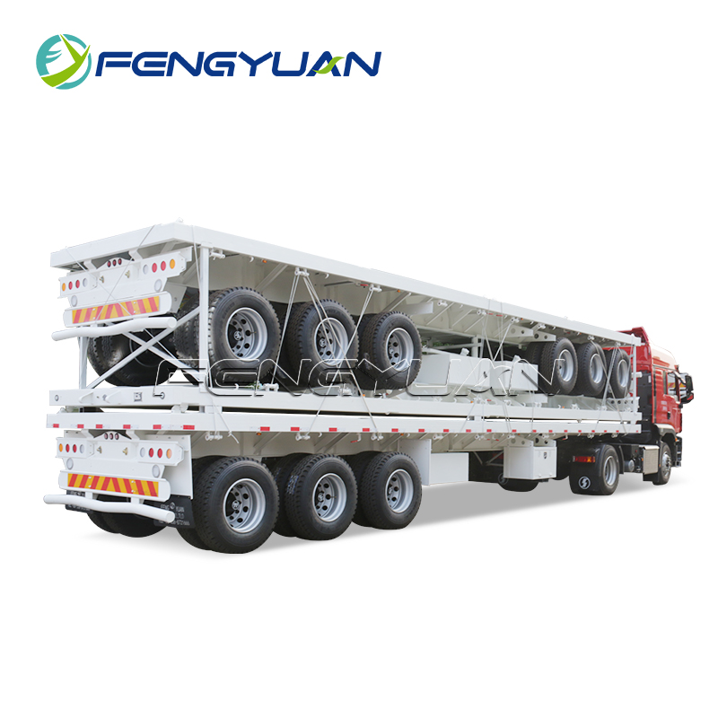 Tri-Axle flatbed Semi Trailer