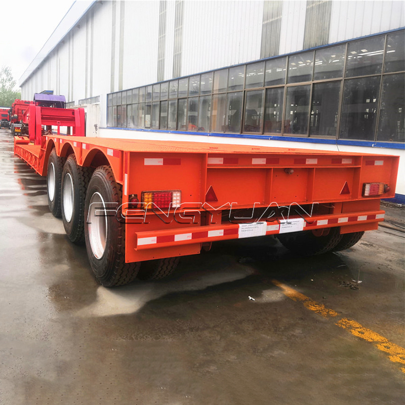 Lowbed Semi Trailer For Equipment Loading