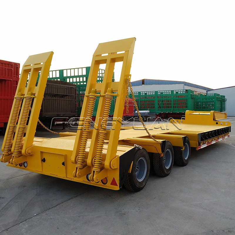 Platform Lowbed Semi Trailer