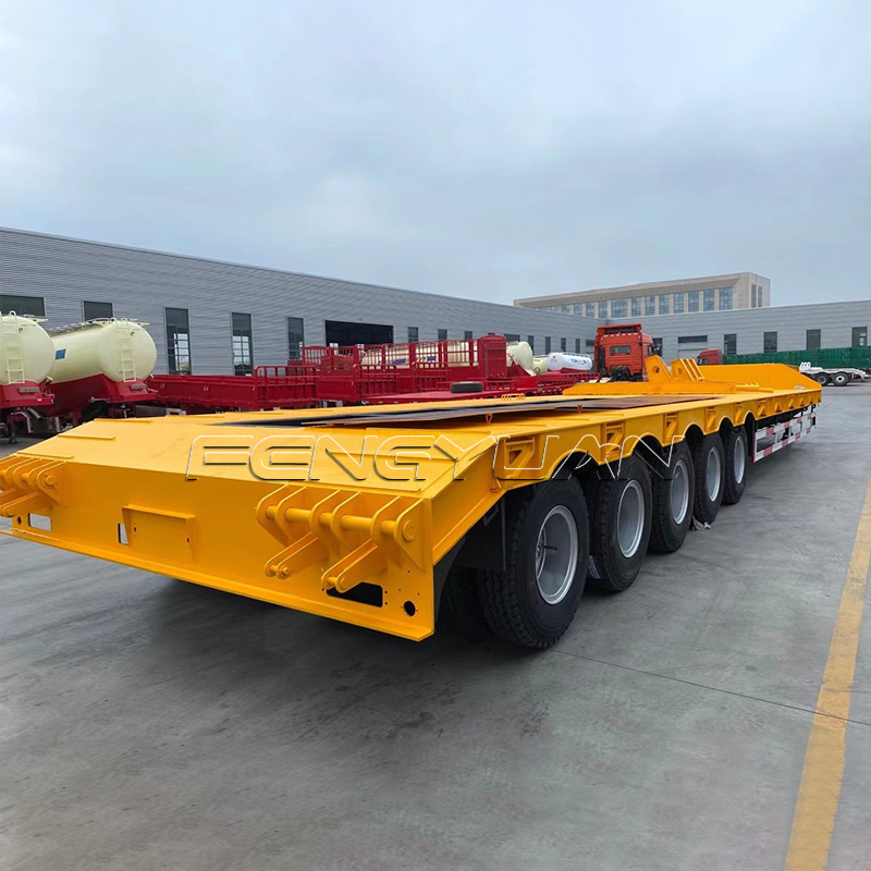 Heavy Duty Lowbed Semi Trailer