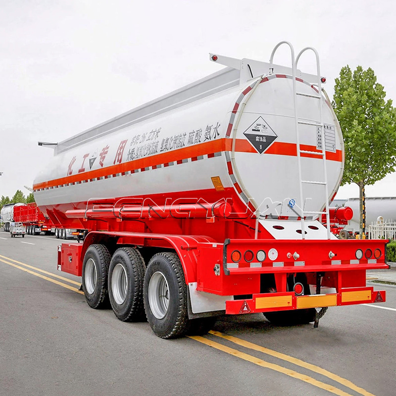 3 Axle Chemical Tanker Semi Trailer