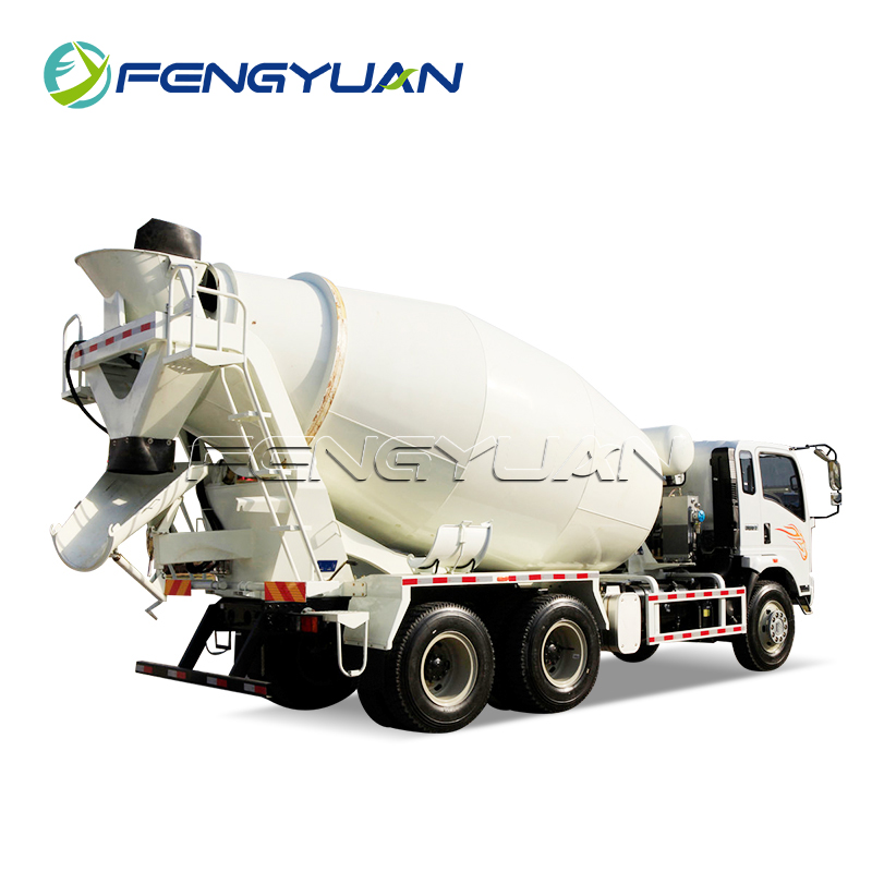 Self Feeding concrete mixer