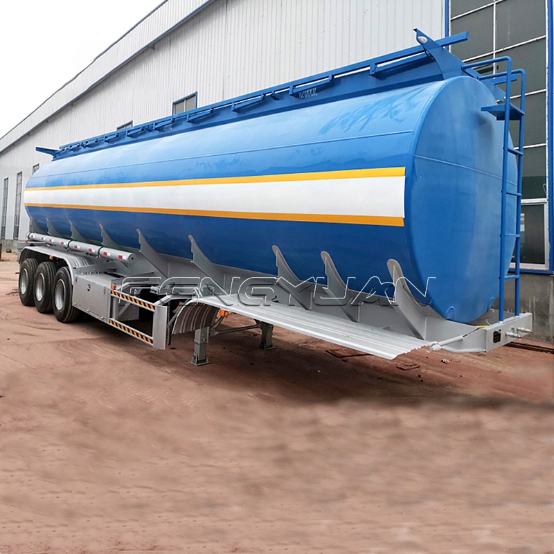 Customized Color Fuel Tanker Semi Trailer